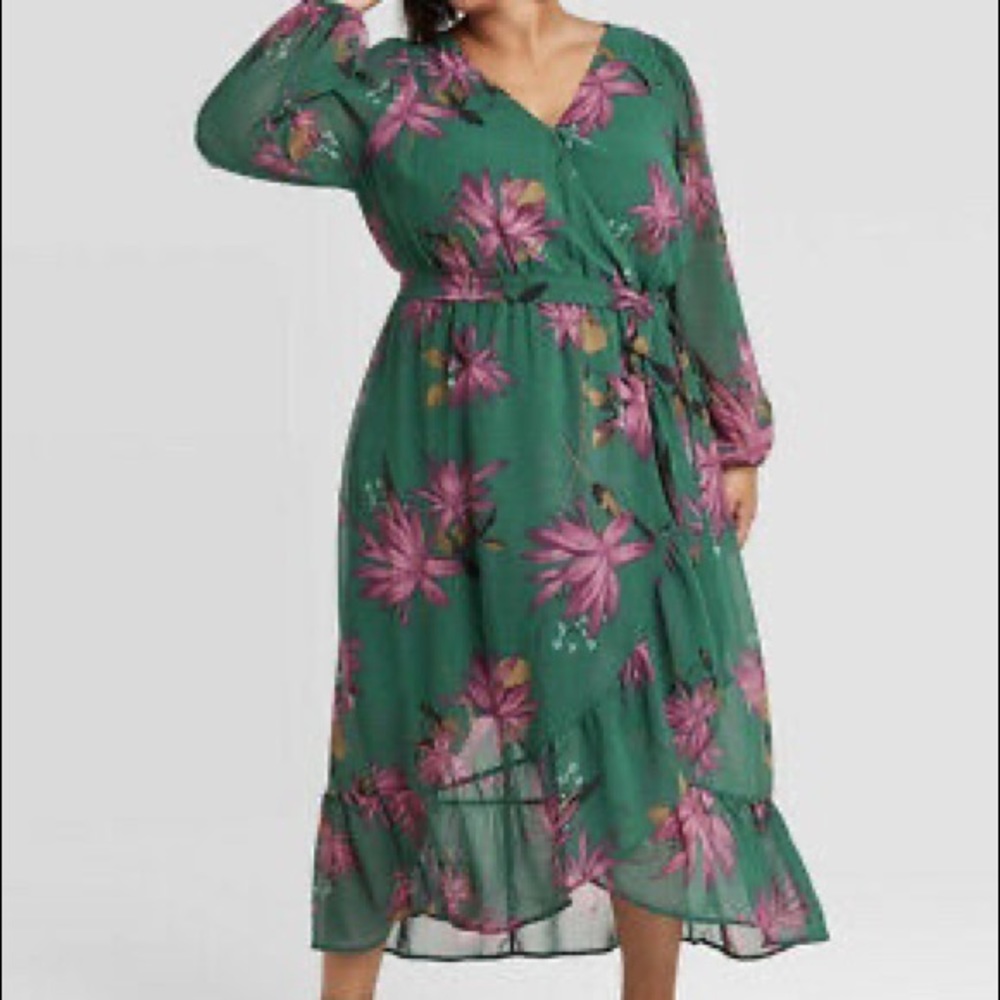 Ava and Viv floral print dress